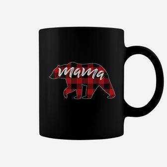 Mama Bear Buffalo Plaid Mama Bear Coffee Mug - Seseable