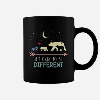 Mama Bear Its Okay To Be Different Coffee Mug - Seseable