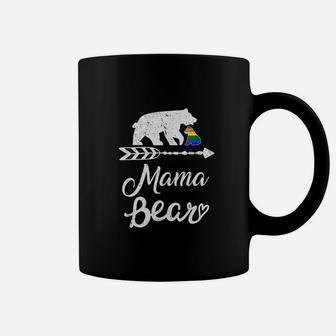 Mama Bear Lgbt Rainbow Pride Gay Lesbian Coffee Mug - Seseable
