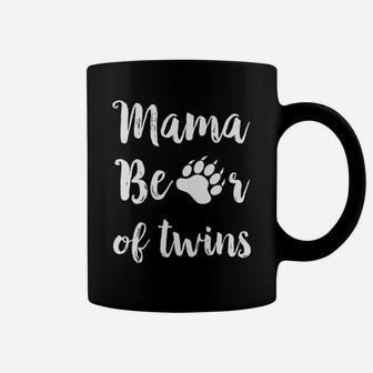 Mama Bear Mom Mother Of Twins Mothers Day Gift Coffee Mug - Seseable