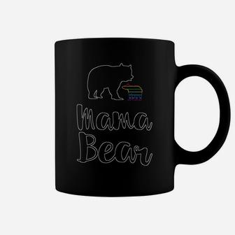 Mama Bear Rainbow Baby Neon Coffee Mug - Seseable