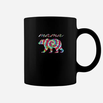 Mama Bear Tie Dye Mom Daughter Coffee Mug - Seseable