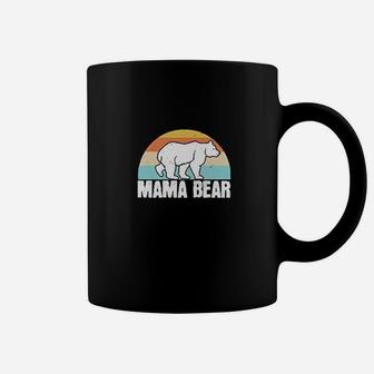 Mama Bear Vintage Graphic Funny Gift For Mom Coffee Mug - Seseable