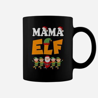 Mama Elf Christmas Family Matching Chirstmas Gifts Coffee Mug - Seseable
