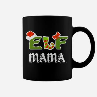 Mama Elf Costume Xmas Gift For Mom Mommy Coffee Mug - Seseable