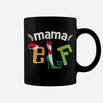 Mama Elf Elf Squad Family Christmas Matching Tee Coffee Mug - Seseable