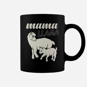 Mama Llama Lamb Cute Funny Animal Lover Gift Coffee Mug - Seseable