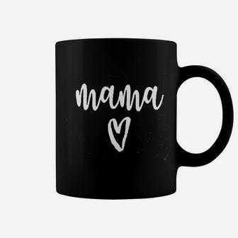 Mama Mama Heart Graphic Mom Letter Printed Coffee Mug - Seseable