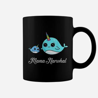 Mama Narwhal Cute Narwhal Mothers Day Gift Coffee Mug - Seseable