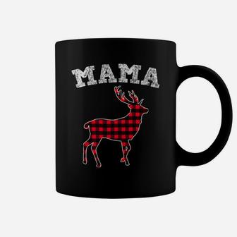 Mama Reindeer Matching Family Group Christmas Pj Tee Coffee Mug - Seseable