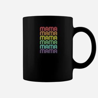 Mama Retro Graphic Mothers Day 70s Groovy Vintage Coffee Mug - Seseable