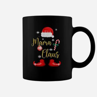 Mama Santa Claus Funny Matching Family Christmas Candy Ball Coffee Mug - Seseable