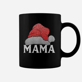 Mama Santa Claus Hat Christmas Matching Family Group Coffee Mug | Seseable UK