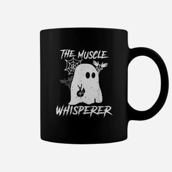 Massage Therapist Muscle Whisperer Ghost Halloween Gift Coffee Mug - Seseable