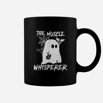 Massage Therapist Muscle Whisperer Ghost Halloween Gift Coffee Mug - Seseable