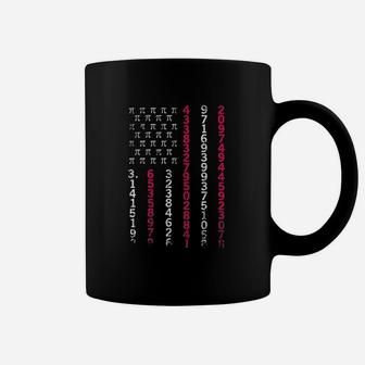 Math Students Teachers Pi Day Gift Pi American Flag Coffee Mug - Seseable