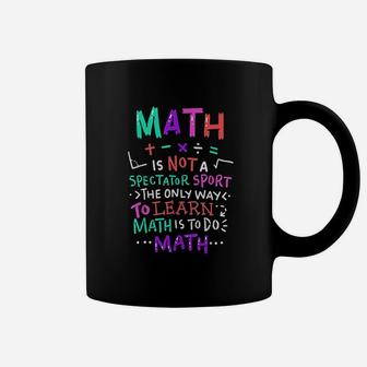 Math Teacher Mathematical Symbol Coffee Mug - Seseable
