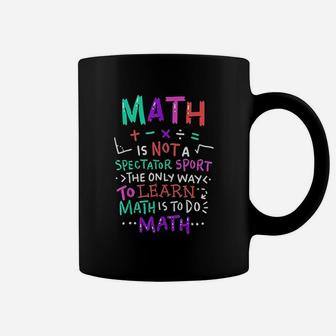 Math Teacher Mathematical Symbol Cute Coffee Mug - Seseable