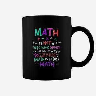 Math Teacher Mathematical Symbol Cute Gift Coffee Mug - Seseable