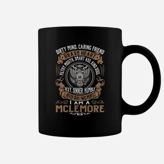 Mclemore Brave Heart Eagle Name Shirts Coffee Mug - Seseable