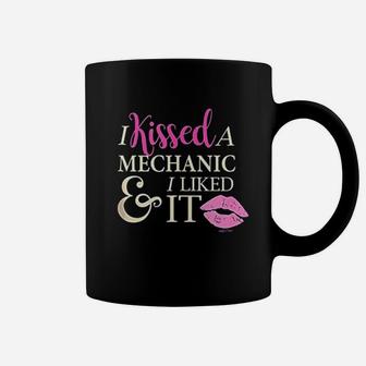 Mechanic Girlfriend Wife I Kissed A Mechanic And I Liked It Coffee Mug - Seseable