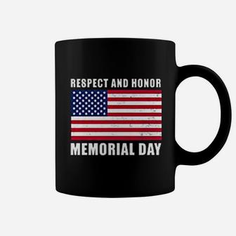 Memorial Day Gift Respect And Honor Memorial Day Coffee Mug - Seseable