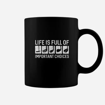 Men Golf Life Is Full Of Important Choices Vintage Coffee Mug - Seseable