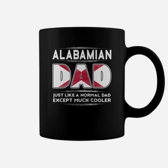 Mens Alabama Dad Is Cooler Promoted To Daddy Coffee Mug - Seseable