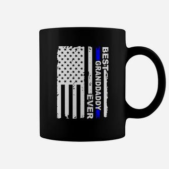Mens Best Granddaddy Ever Fathers Day American Flag Coffee Mug - Seseable