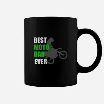 Mens Best Moto Dad Ever Shirt - Vintage Motocross Shirts Coffee Mug - Seseable
