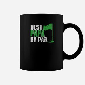Mens Best Papa By Par Funny Golf Shirt Fathers Day Grandpa Gift Coffee Mug - Seseable