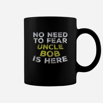 Mens Bob Funny Uncle Gift Family Graphic Tee Name Text Coffee Mug - Seseable