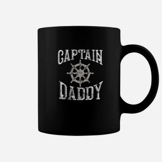 Mens Captain Daddy Funny Fathers Day Daddy Gift Premium Coffee Mug - Seseable