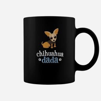 Mens Chihuahua Dada Dad Pet Owner Dog Lover Premium Coffee Mug - Seseable
