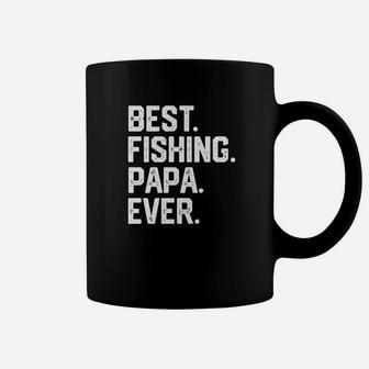Mens Christmas Gift For Men Best Fishing Papa Ever Funny Coffee Mug - Seseable