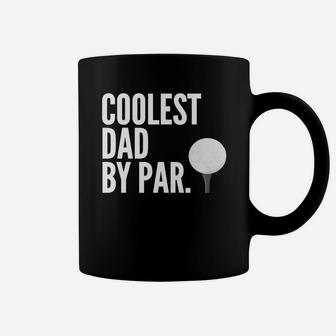 Mens Coolest Dad By Par Golfing Pun Coffee Mug - Seseable