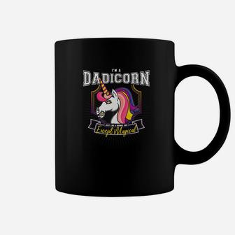 Mens Cute Dadicorn Unicorn Fathers Day For Dad Coffee Mug - Seseable