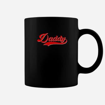 Mens Daddy Classic Baseball Fathers Day Dad Men Gift Coffee Mug - Seseable