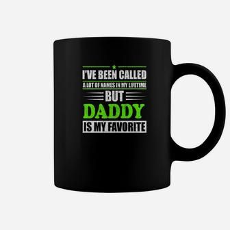 Mens Daddy Is My Favorite Name Novelty Gift Coffee Mug - Seseable