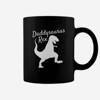 Mens Daddy Saurus Rex Shirt Family Dinosaur Christmas Pajamas Coffee Mug - Seseable