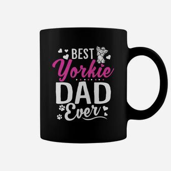 Mens Dog Lover Gift Best Yorkie Dad Ever Coffee Mug - Seseable