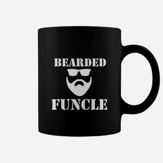Mens Funcle T Shirt - Gift For Uncle - Bearded Funcle Shirt Coffee Mug - Seseable