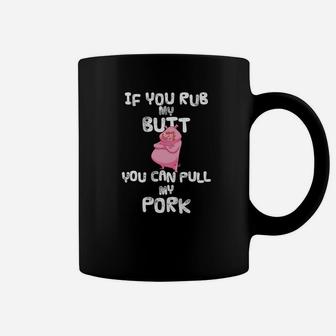 Mens Funny Pig Bbq Grill Grilling Men Husband Fathers Day Gift Premium Coffee Mug - Seseable