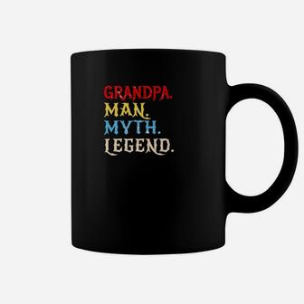 Mens Grandpa Man Myth Legend Gift For Grandfather Papa Coffee Mug