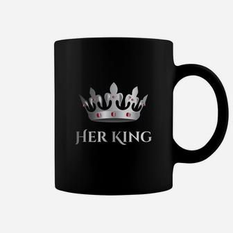 Mens Her King And His Queen Shirts Matching Couple Outfits Coffee Mug - Seseable
