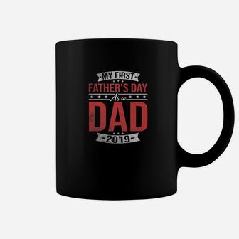 Mens My First Fathers Day As A Dad Fathers Day Gifts Coffee Mug - Seseable