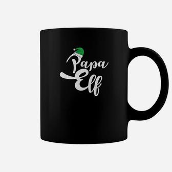 Mens Papa Elf Funny Matching Christmas Shirt Coffee Mug - Seseable