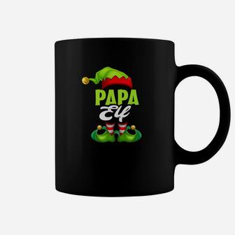Mens Papa Elf Funny Merry Christmas Costume Gif Coffee Mug - Seseable