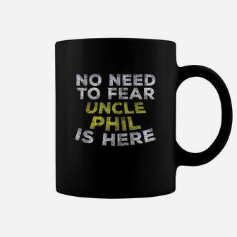 Mens Phil Funny Uncle Gift Family Graphic Name Text Coffee Mug - Seseable
