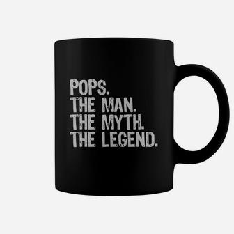 Mens Pops The Man The Myth The Legend Coffee Mug - Seseable